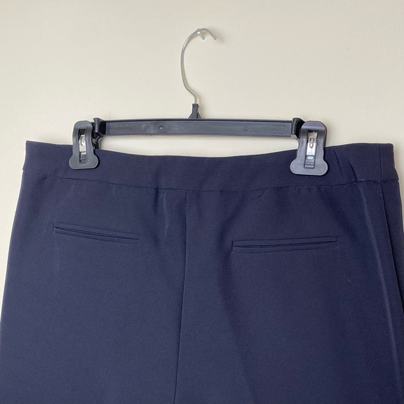 SALE. Zac & Rachel Navy Blue Women's Flattering Pull-on Slim Leg Pant Size 10 - Picture 8 of 12